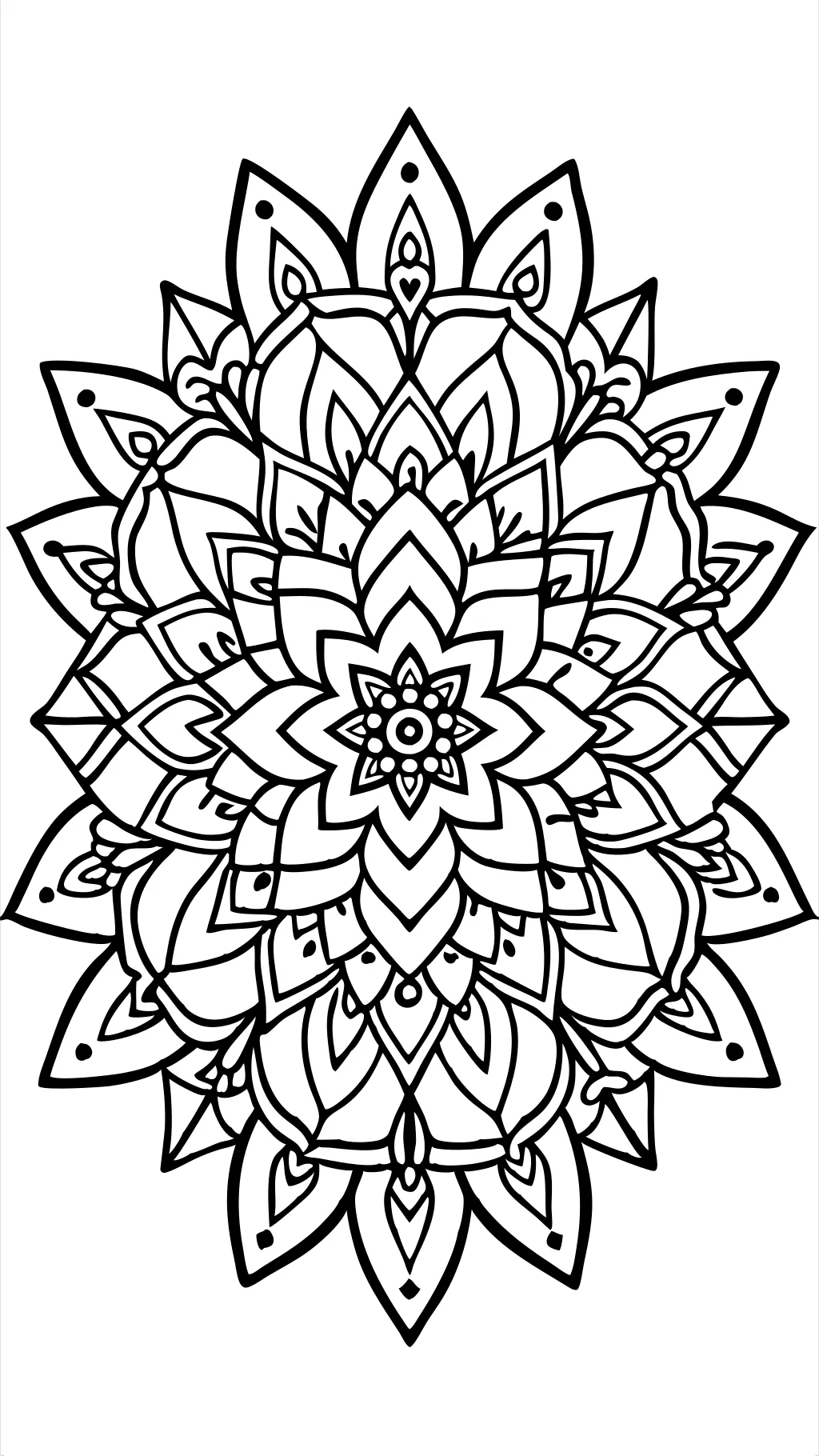 hard coloring page